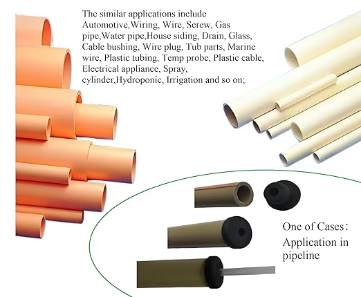 15 pcs 9/16" Drill Hole，3/8" ID Black Silicone Top hat Rubber Grommets for Wiring，Automotive，Firewall，Hole Plug，Desk，Screw，Water and Gas Pipe，Drain，House Siding，Cable Bushing，Glass，Wire Plug
