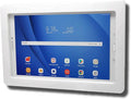 TABcare Anti-Theft Acrylic VESA Enclosure for Galaxy TAB A 8" 2019 Tablet with Free Wall Mount Kit & 90-Degree Angle Micro USB Charge Cable (TAB A 8.0 2019 SM-T290, White)