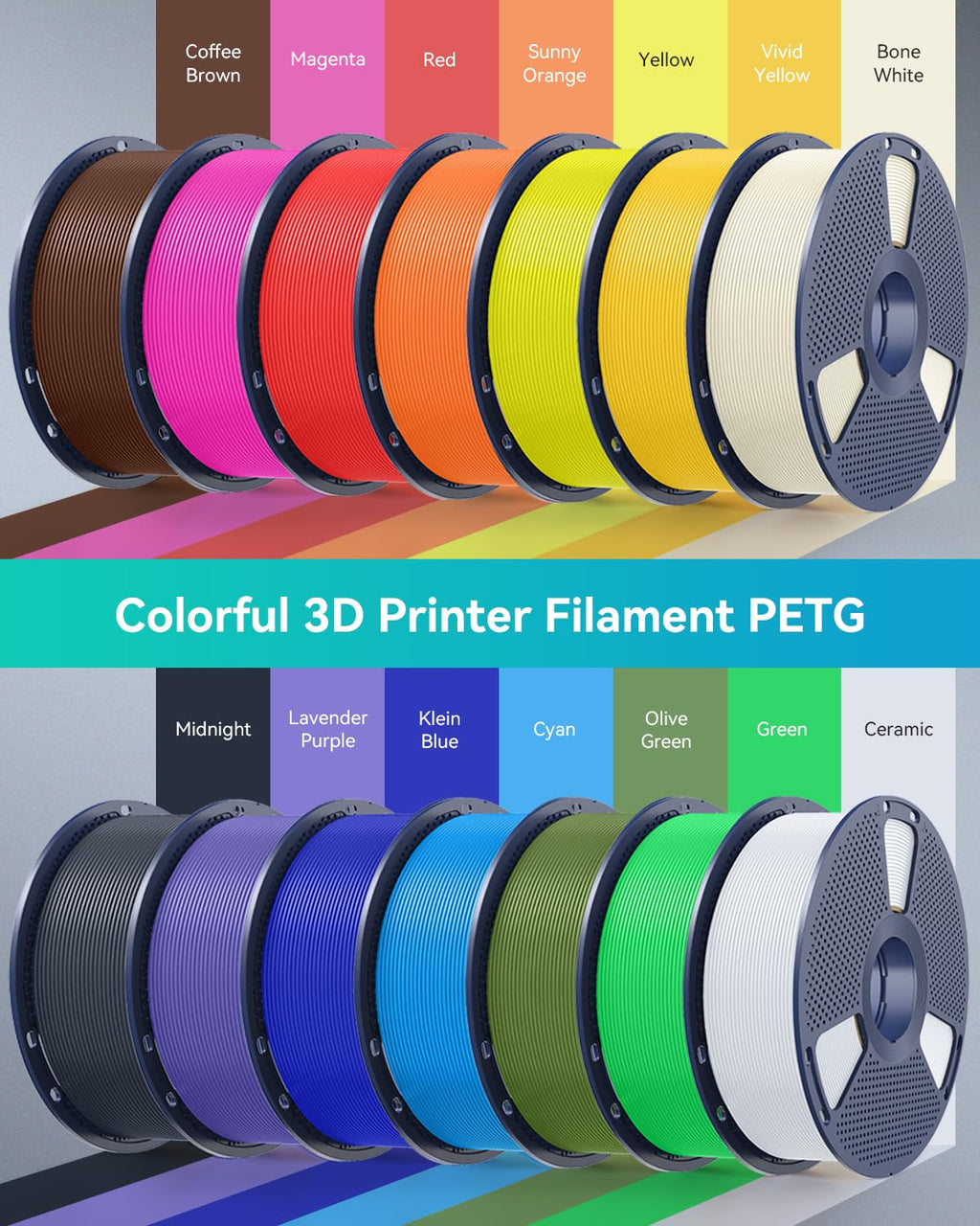 SUNLU PETG Filament 1.75mm,1kg,Beige