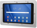 TABcare Anti-Theft Acrylic VESA Enclosure for Galaxy TAB A E S 8" 8.4" Tablet with Free Wall Mount Kit & 90-Degree Angle Charge Cable (TAB A 8.0 2018 SM-T387, Clear)