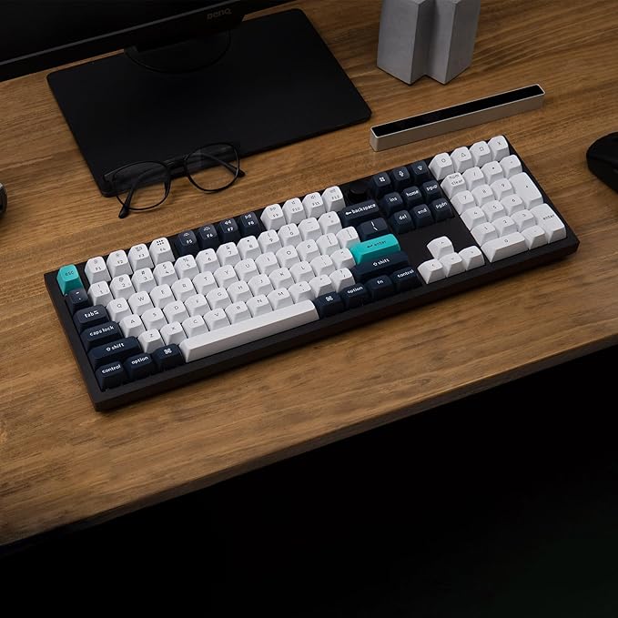Keychron Q6 Max QMK/VIA Bluetooth Wireless /2.4 GHz/USB-C Wired Custom Mechanical Keyboard, Full Size Programmable Knob RGB Backlit Hot-Swappable Gateron Banana Switch for Mac Windows Linux - Black