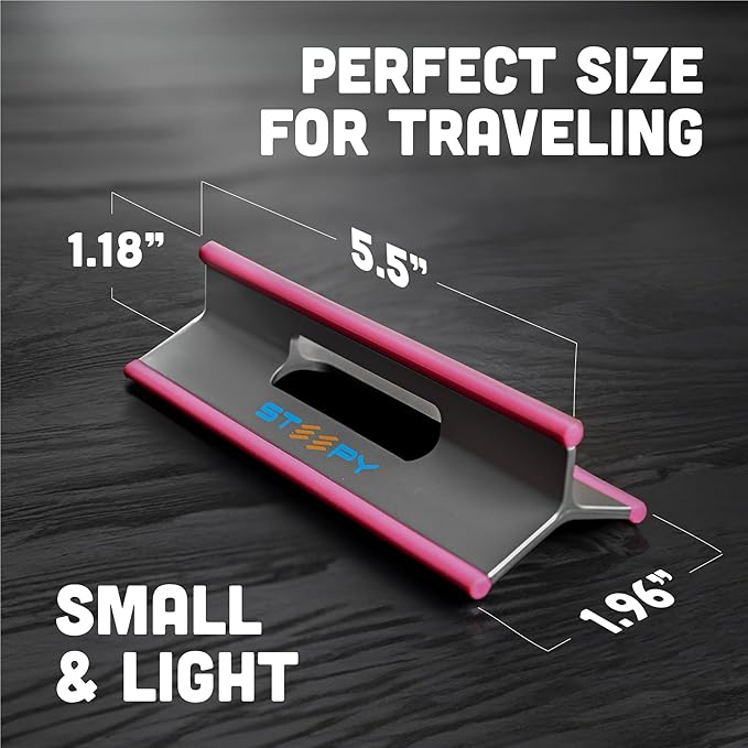 Steepy Adjustable Laptop Riser Portable and for Desk - 3 Heights Computer Stand