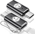 Temdan Lightning to USB C Adapter (2 Pack) for iPhone 15/16 Pro/16 Pro Max/16 Plus,Type C Charger Connector,Support Charging & Data Transfer,for iPhone 15/16 Charger Adapter Not for Audio/OTG-35W