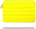 ANECDOTE Laptop Case 15-16 Inch – A Perfect Laptop Sleeve - Compatible with MacBook Air/Pro 15 inch M3 M2 M1 Chip Pro Max 2023-2021 – Fits Well, Made of 100% Nylon with Aesthetic Design (Neon Yellow)