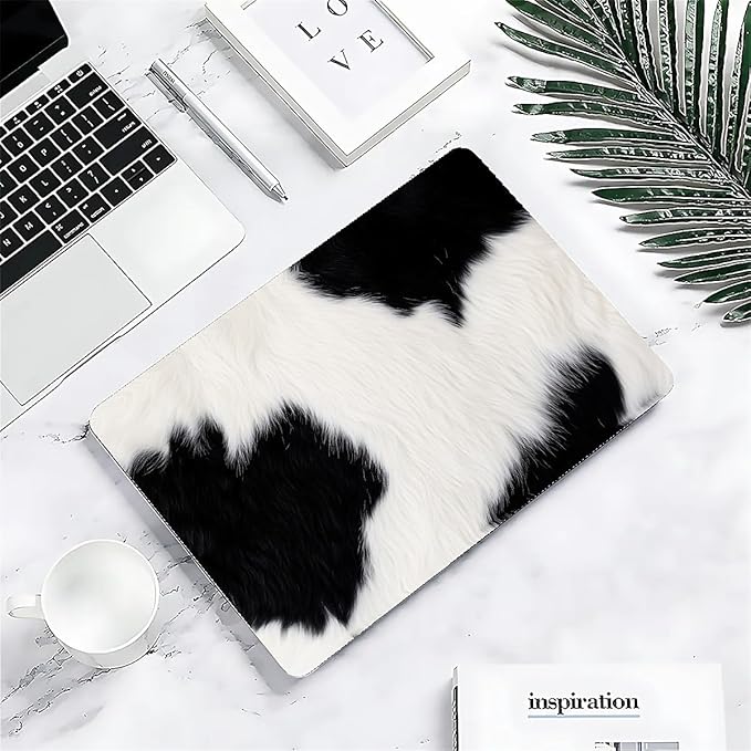 Compatible with MacBook Air 13.3 13.6 Inch Case 2022 2021 2020 2019 Plastic Hard Shell Case Cover,13.3 Pro(A1706/A1708/A1989/A2159/A2289/A2338), Cow