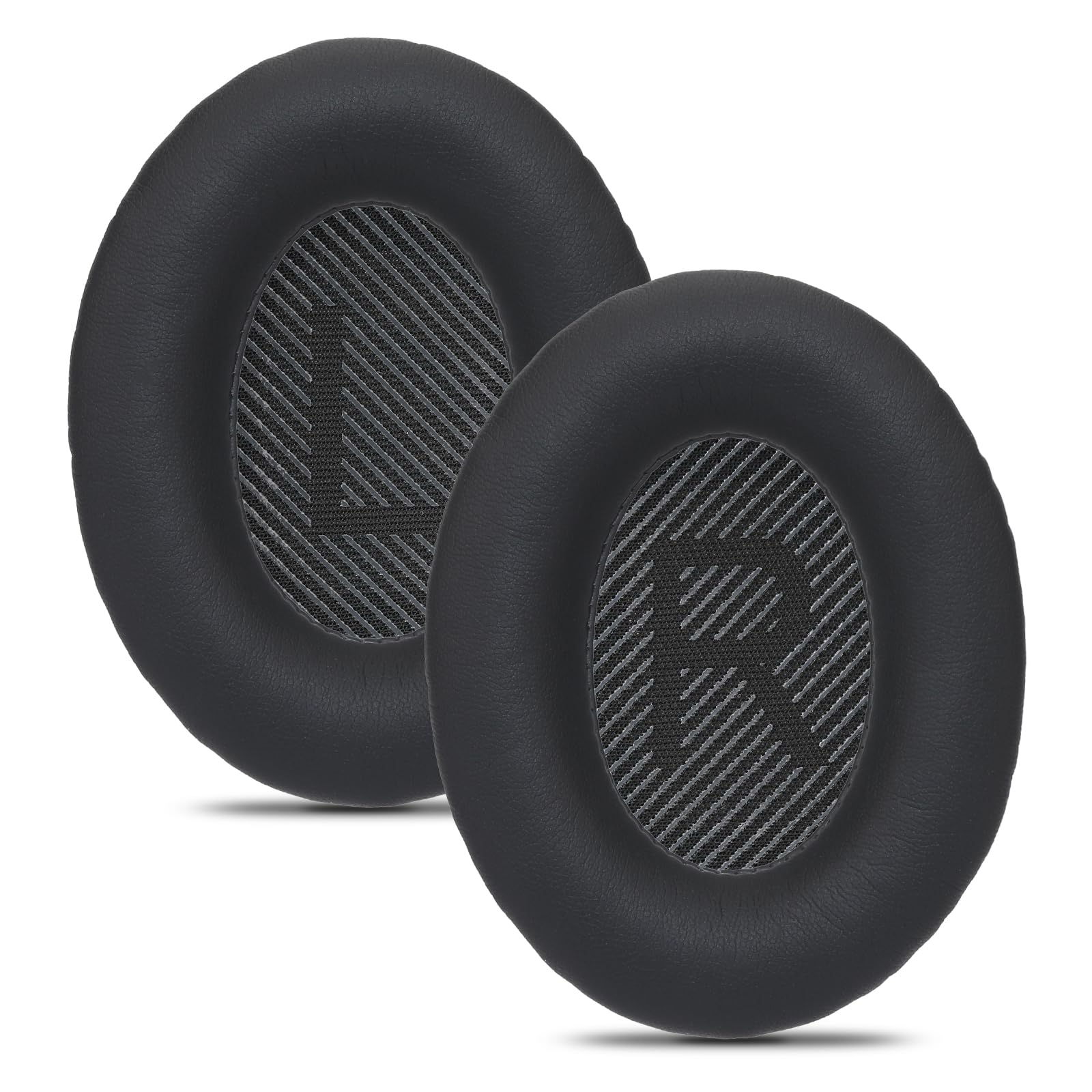 Damex Ear Cushions for Bose qc35 ii Replacement Ear Pads, Compatible with Bose QuietComfort 35 Replacement earpads, Increased Stitching,no Breakage, Protein Leather, Softly. (Black)