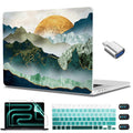 CISSOOK Mountain Case for MacBook Pro 14 inch 2026-2021 Release Model M5 A3434 M4 A3112 A3185 A3401/ M3 A2992 A2918/ M2 A2779 /A2442 M1, Plastic Sunshine Mountain Cover for MacBook Pro 14