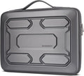 DOMISO 14 inch Laptop Sleeve with Handle Shockproof Computer Bag Waterproof EVA Protective Carrying Case for 14" ThinkPad E480/Yoga 920/13.5" Microsoft Surface Book/HP Pavilion 14 Stream 14, Dark Grey