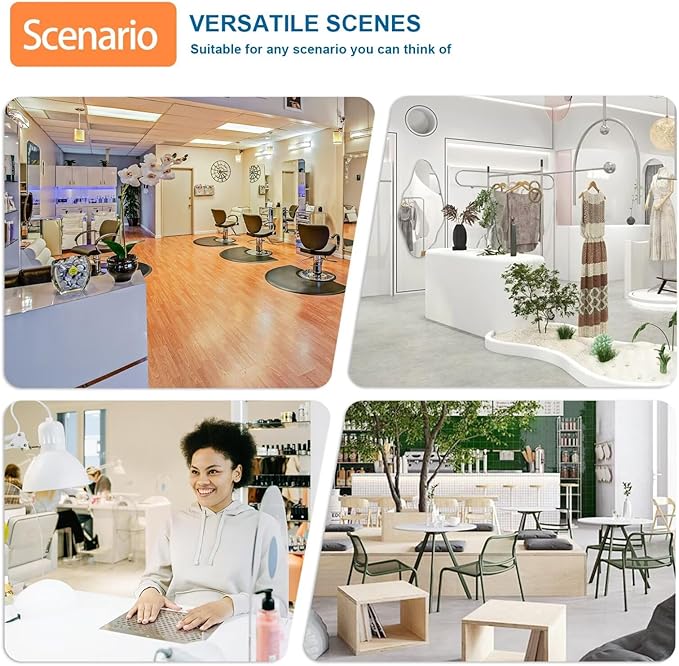Reception Desk with Counter Modern Checkout Counter with Lockable Drawer Keyboard Tray Receptionist Desk for Office Salon Reception Table H Left 63inch/160cm