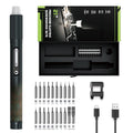 Mini Electric Screwdriver,JAKEMY Adjustable Torque Power Screwdriver Dual-mode Cordless Magnetic Precision Torx Screwdriver Bit Repair Tool kit USB Rechargeable with LED light for Electronics Consoles