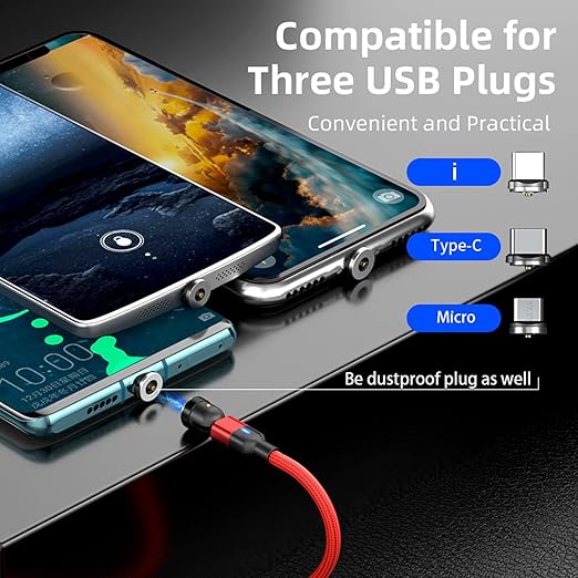 Magnetic Connector Tips Head for Micro USB Android Devices (9 Pack)