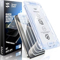 SMARTDEVIL 2 Pack Screen Protector for iPhone 15 Pro Tempered Glass, HD Clear Film, Easy Installation, Dust-Free & Bubble-Free