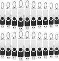 Bulk Flash Drives 1GB 100 Pack, Wooolken USB 2.0 Thumb Drives Pack Memory Stick USB Drive Pendrive for PC Laptop Computer (Black)