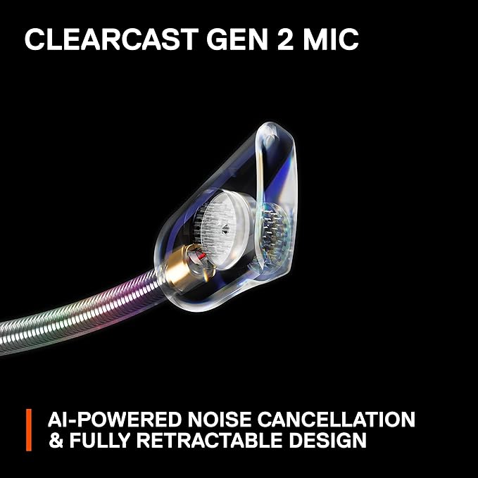 SteelSeries Arctis Nova Pro Wireless Multi-System Gaming Headset - Premium Hi-Fi Drivers - Active Noise Cancellation - Infinity Power System - ClearCast Gen 2 Mic - PS5, PS4, PC, Switch, Mobile