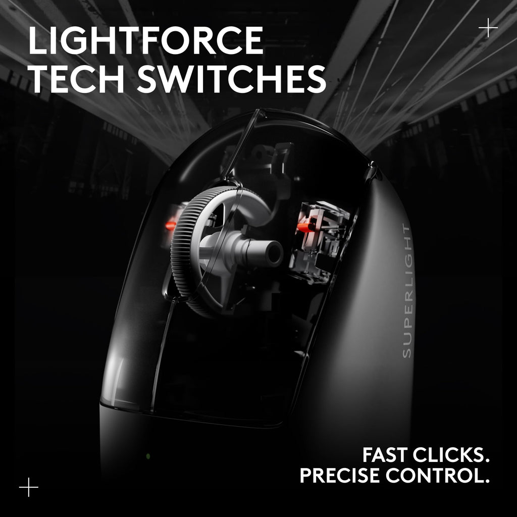 Logitech G PRO X Superlight 2 Wireless Gaming Mouse - Black