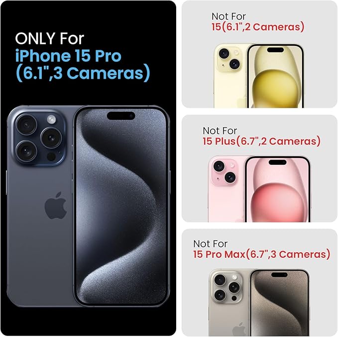 FireNova Designed for iPhone 15 Pro Case, Silicone Upgraded [Camera Protection] Phone Case with [2 Screen Protectors], Soft Anti-Scratch Microfiber Lining Inside, 6.1 inch, Sprout Green