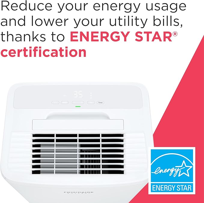 Frigidaire Gallery 2-in-1 50-Pint Portable Dehumidifier with Wi-Fi, Energy Star Certification & Air Quality Monitoring for Medium/Large Rooms & Basements, Custom Humidity Control, Auto Shut Off, White