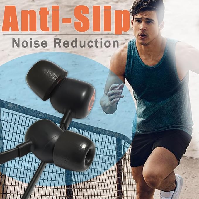 Memory Foam Tips Replacement Earbuds Tips Fit 4.5mm-6mm Anti-Slip Isolation Noise Replacement Ear Tips for in-Ear Earphones with Storage Box