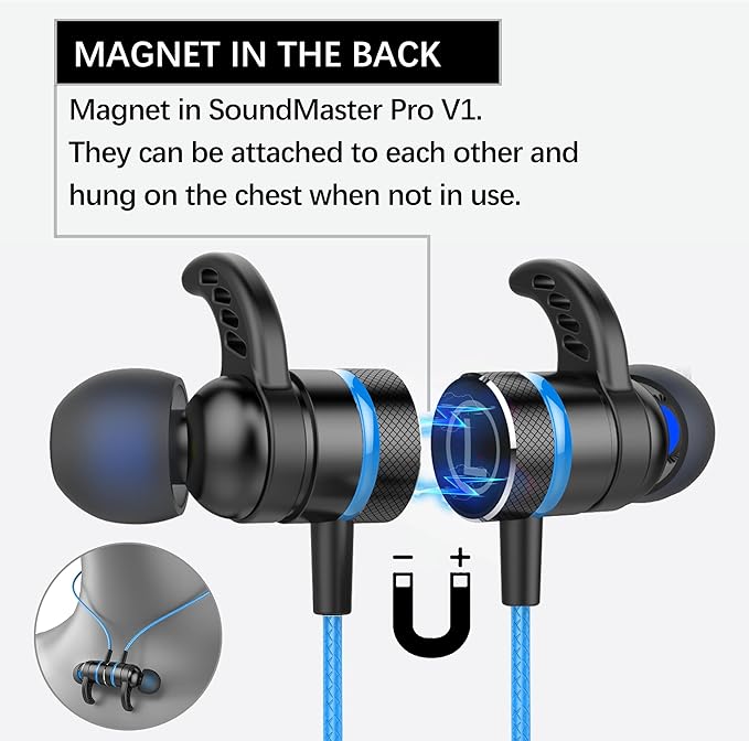 SoundMaster Pro V1 - Gaming Earphones with Dual Audio Drivers,Battle Buds,in-Line Mic with Mute and Volume Control, Compatible with Xbox Series,PS5,PS4,Switch,Pc with 3.5mm