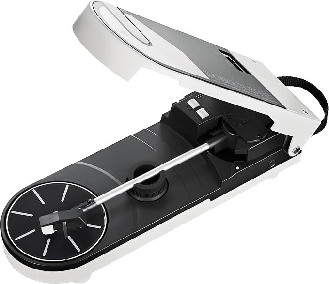 AudioTechnica AT-SB727 Sound Burger Portable Turntable with Bluetooth (White)