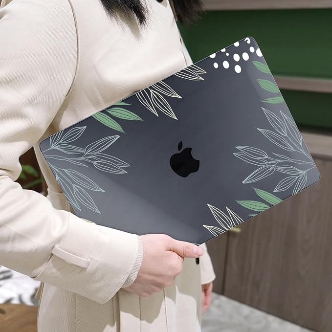 MEEgoodo Case for MacBook Air M4/M3/M2 13.6 inch 2025 2024 2022, Fit Model A3240 A3113 A2681, Compatible with MacBook Air 13 inch, Laptop Hard Shell Case with Keyboard Cover, Drawn Blackboard