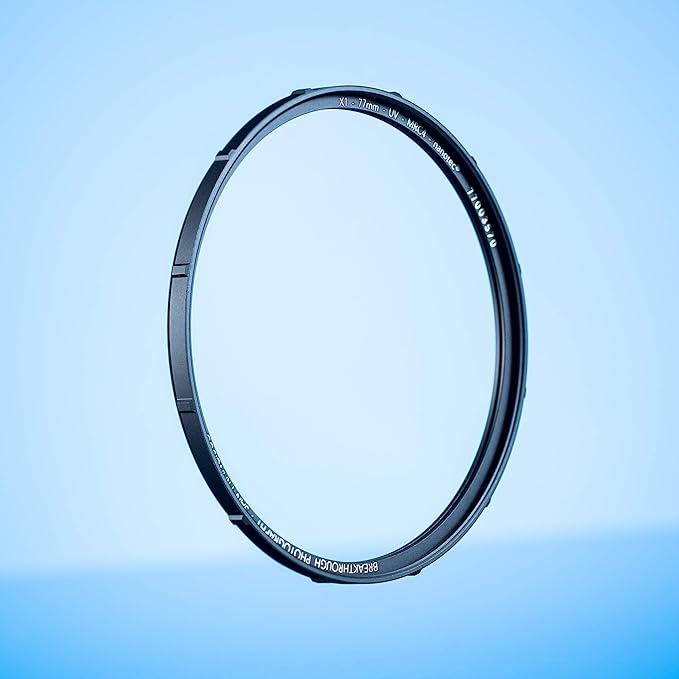 X1 UV Filter for Camera Lenses - Weather-Sealed UV Filter with Protection Against Dust and Water - MRC4, Ultra-Slim, 25 Year Support, by Breakthrough Photography, 52mm
