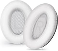 Replacement Ear-Pads Cushions for Bose QuietComfort-35 (QC-35) and QuietComfort-35 II (QC-35 II) Over-Ear Headphones (White)