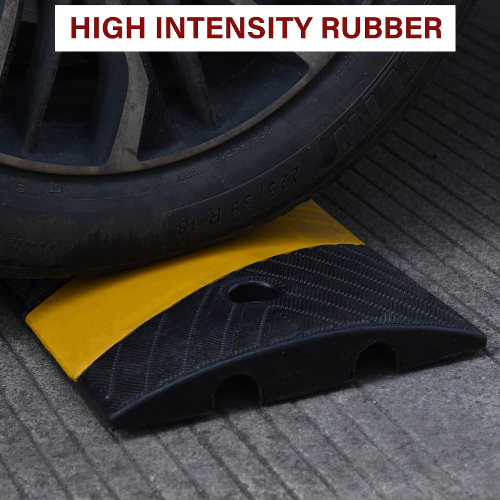 Orangestar 6Ft Rubber Speed Bump with 4 Bolts