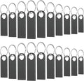20 Pack 2GB USB Flash Drive with Keychains, Wooolken Sleek Metal USB 2.0 Thumb Drives Memory Stick for PC Laptop Computer(Dark Grey)
