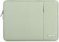 MOSISO Laptop Case 16 inch, 15-15.6 inch Laptop Sleeve Compatible with MacBook Pro 16 M4 M3 M2 M1, HP Acer Dell Lenovo ASUS Notebook, Polyester Vertical Computer Sleeve Bag with Pocket, Sage Green