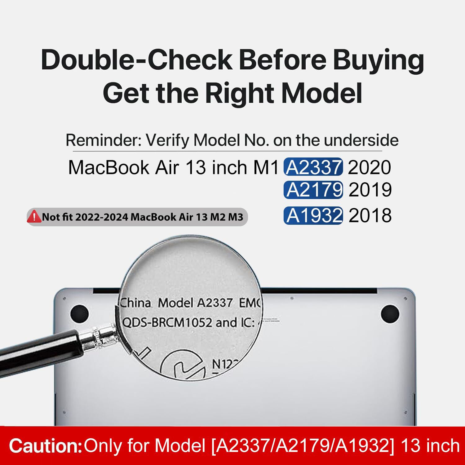 CISSOOK Compatible with MacBook Air 13 inch Case 2021 2020 2019 2018