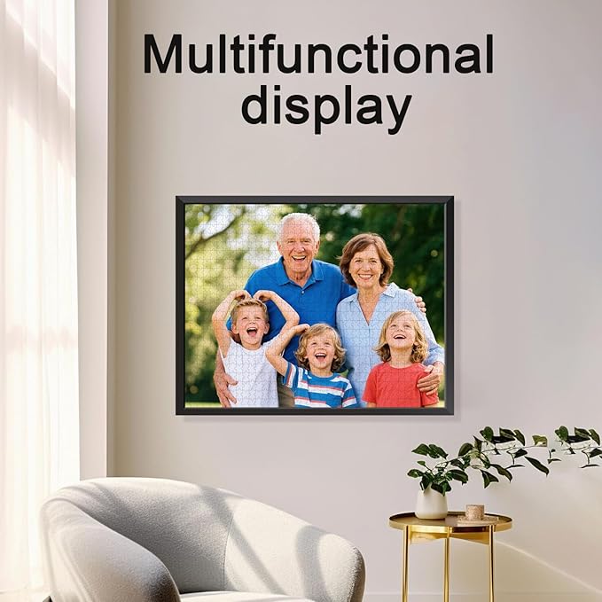 Personalized Photo Puzzle with Glossy Finish – Custom Jigsaw Puzzle 120/200/300/500/1000/1500 Pieces for Family, Couples, Pets, Birthdays, and Weddings (1000-Horizontal)