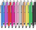 20 Pack Stylus Pen,Stylus Pen for Touchscreen High Precision and Sensitivity for Everyday Writing/Drawing,Universal Stylus Compatible with All Touch Screens,10 Colors