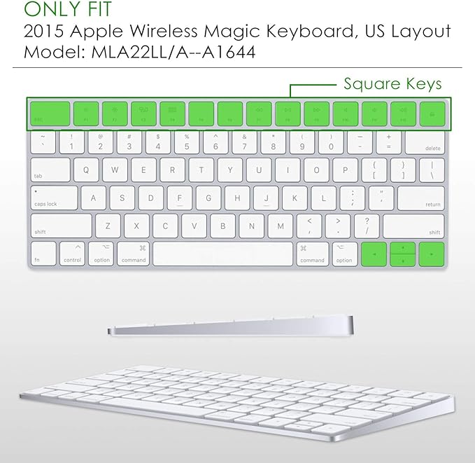 Allinside Ombre Deep Purple Cover for Apple Magic Keyboard (MLA22LL/A) with US Layout