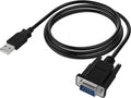 SABRENT USB 2.0 to Serial (9-Pin) DB-9 RS-232 Adapter Cable 6ft Cable [FTDI Chipset] (CB-FTDI)