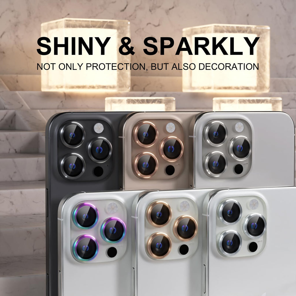 Choiche for iPhone 16 Pro/iPhone 16 Pro Max Camera Lens Protector