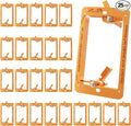 VCE 25 Pack Low Voltage Mounting Brackets, Orange