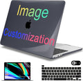 Mektron Custom Personalized Photo for MacBook Pro 13-inch Case 2022 2021 2020 Release A2338 M2 M1 A2289 A2251, Printed Plastic Hard Shell Cover for New MacBook Pro 13.3-inch Touch Bar Fits Touch ID