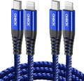 USB C to Lightning Cable 6FT 2Pack Apple MFi Certified iPhone Fast Charger Type c to Lightning CableNylon Braided iPhone Cord Compatible with iPhone 14 13 12 Pro Max 11 X XS XR 8 Plus iPad