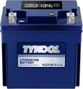 TYKOOL YTX14AH-BS High Performance LiFePO4 Lithium ATV Battery,12V 8Ah,480CCA,5X Longer Life,Digital Readout,Fits for Polaris Sportsman 500 ATV,UTV,Motorcycle, Snow mobile,Polarity:[+ -]