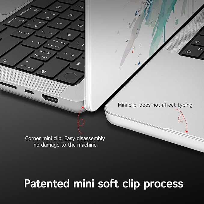 for MacBook Pro 16 inch Case 2021 2022 2023 2024 Release A3186 A3403 M4 A2991 M3 A2780 M2 A2485 M1 Pro/Max, Hard Shell Case with Screen Protector & Keyboard Cover, Wolf