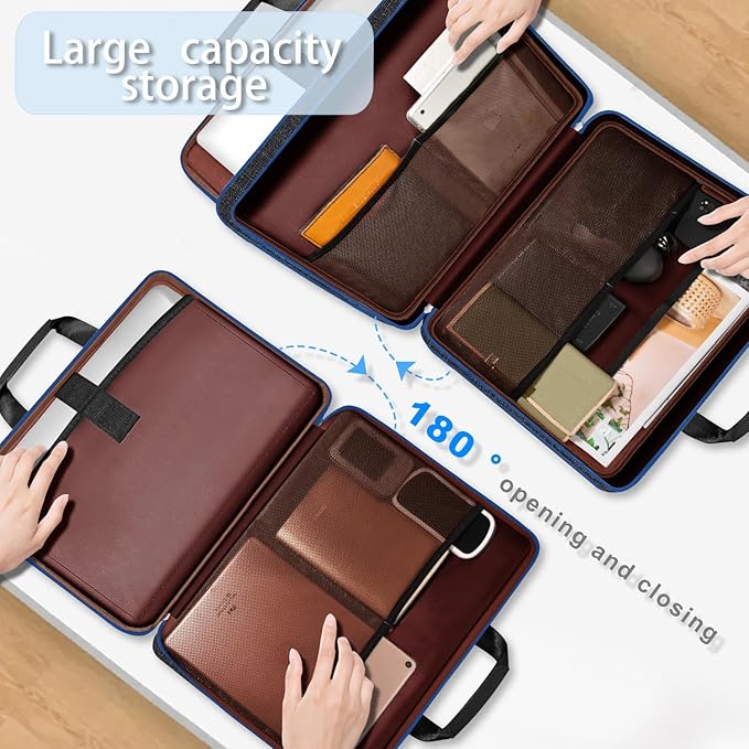 ZINZ Slim Expandable Laptop Case 15.6 Inch Sleeve Upgraded Protective Durable Recycled Carrying Case Compatible with MacBook 15" & 16" and Most 15" 15.6" 16" Notebook,B01K03