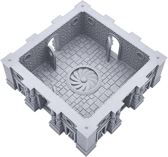 Barrel Riders Barracks by Printable Scenery, 3D Printed Tabletop RPG Scenery and Wargame Terrain 28mm Miniatures