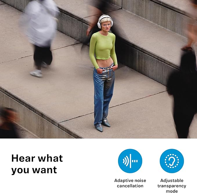 Sennheiser Momentum 4 Headphones - Bluetooth Headset for Crystal-Clear Calls, Adaptive Noise Cancellation, 60h Battery Life, Lightweight, Pride