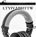 Replacement Headband Cover Compatible ATH M50X M50 M40X M40 M30X M20X Headphones (Silver)