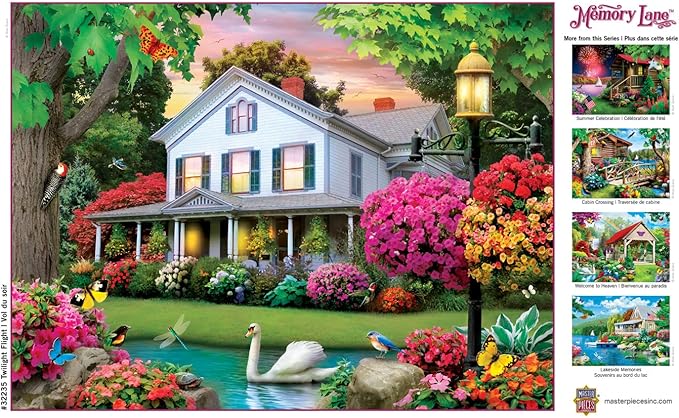 Masterpieces 300 Piece EZ Grip Jigsaw Puzzle - Twilight Flight - 18"x24"