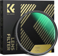 58mm Circular Polarizers Filter, K&F CONCEPT 58MM Circular Polarizer Filter HD 28 Layer Super Slim Multi-Coated CPL Lens Filter (Nano-X Series)