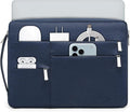 HYZUO 14-15 Inch Laptop Sleeve Bag for MacBook Air 15 M4 M3 M2, MacBook Pro 15, 15" Surface Laptop, XPS 14/15 Plus, Portable NoteBook Case for 14" HP Dell Lenovo ThinkPad Asus, Navy Blue