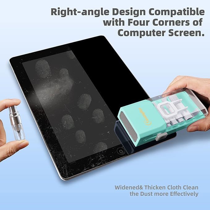 Laptop Cleaning Kit, All in 1 Keyboard Cleaning kit for MacBook iPad iPhone, Compact Keyboard Cleaner with Brush and Spray for Tablet, Airpods, Earbud, Computer Screen, PC Monitor