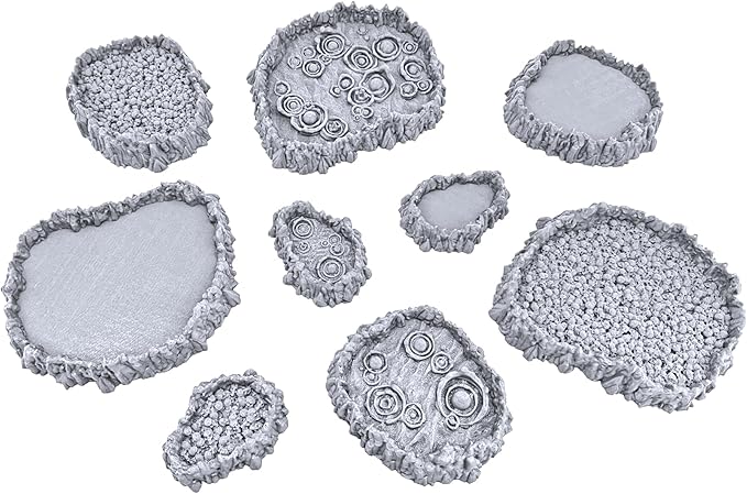 Burbling Pits Printable Scenery, 3D Printed Tabletop RPG Scenery and Wargame Terrain 28mm Miniatures